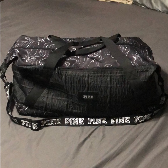 PINK Victoria's Secret Handbags - Marbled Victoria Secret Weekender Duffle